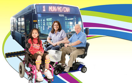 Wheelchair accessible service