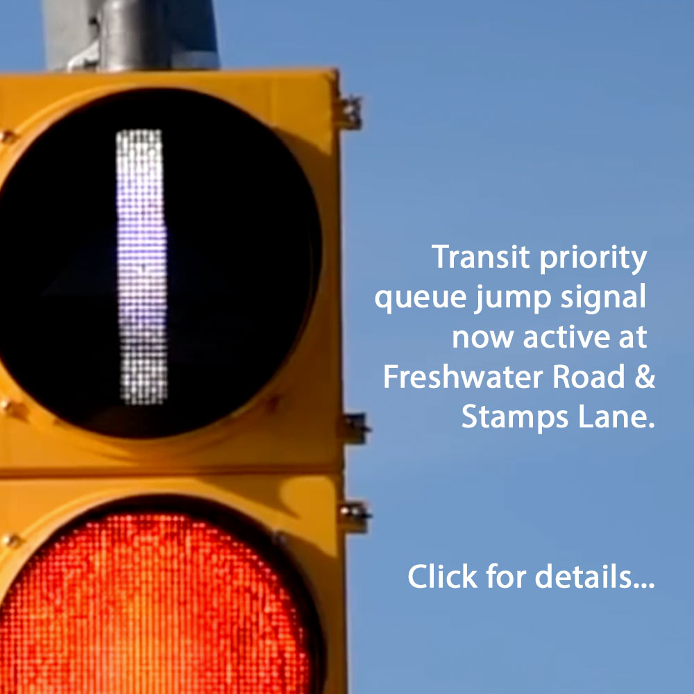 Transit priority queue jump lane now active.