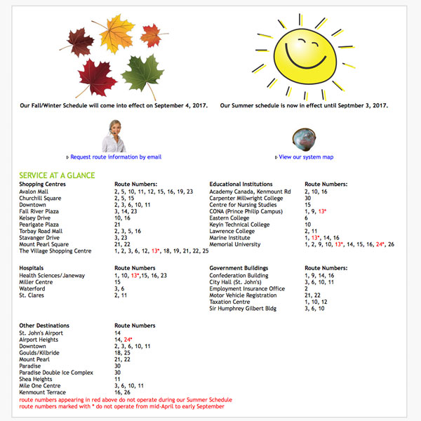 Image of service at a glance